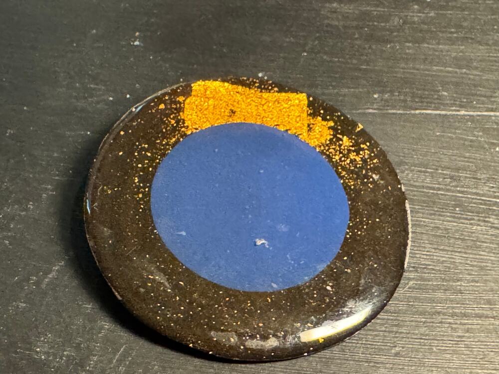1980's Artisan Charles Gray Modernist Abstract Brooch